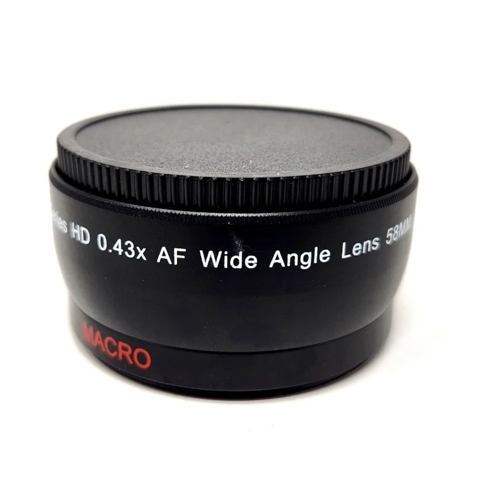 Ultimaxx 58mm Wide Angle Macro Lens Japan Optics Steel Barrel Photography Gear